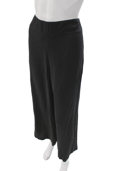 Eileen Fisher Women Black Solid Pants Size M