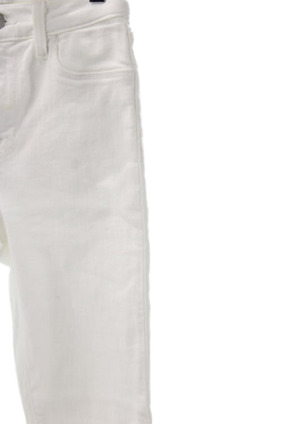 J Brand Women Skinny White Cotton Jeans Size 24