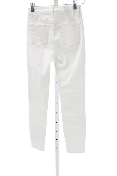 J Brand Women Skinny White Cotton Jeans Size 24
