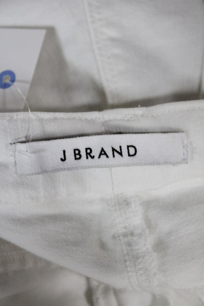 J Brand Women Skinny White Cotton Jeans Size 24