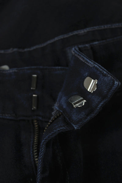AG Adriano Goldschmied Womens Straight Jeans Blue Mid Rise Inseam 30 Size 24