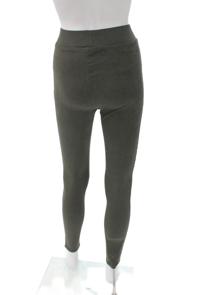 L Agence Womens Green Solid Leggings Size XS
