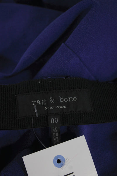 Rag & Bone Womens Blue Solid Pants Inseam 26 Size 00