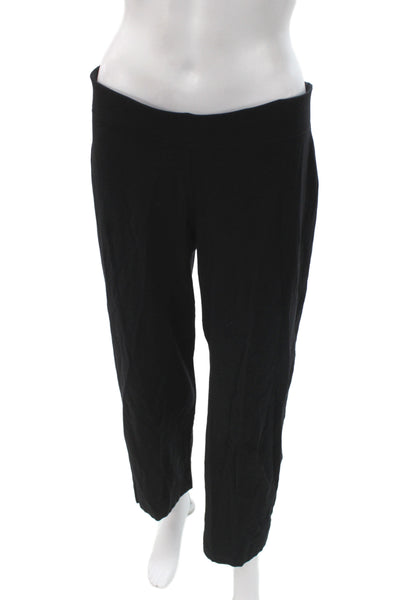 Eileen Fisher Womens Black Pants Solid 28 Inseam Size PM