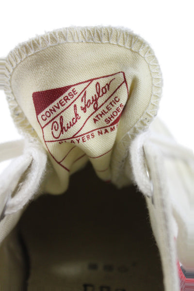 Converse x Play Comme des Garcons Womens Chuck 70 Low Sneakers White Size 4.5