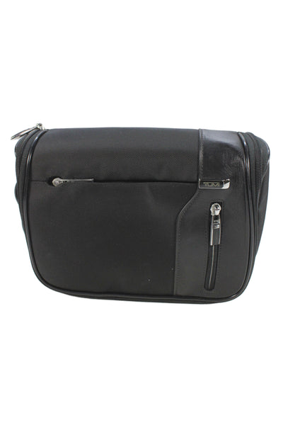 Tumi Mens Alpha 3 Hanging Travel Organizing Toiletry Bag Black