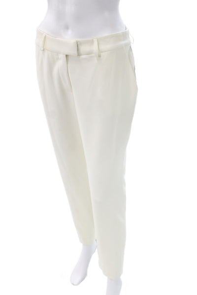 Badgley Mischka Women Ivory Dress Pants Size 4