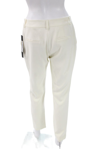Badgley Mischka Women Ivory Dress Pants Size 4