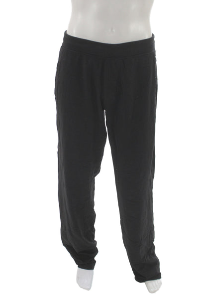 Lululemon Mens Black Cotton Sweatpants Pull On Athleisure Size 32