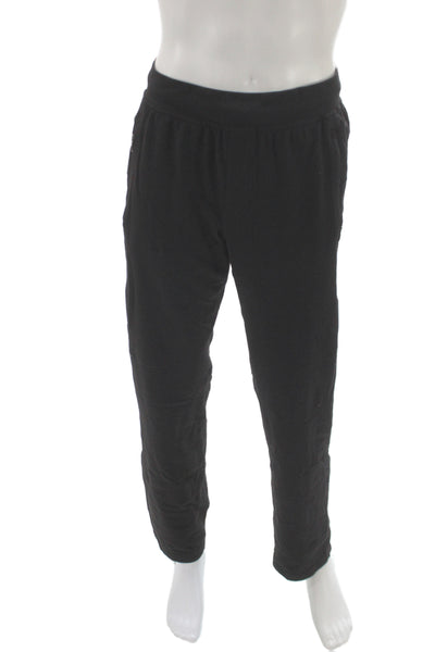 Lululemon Mens Black Jogger Pants Pull On Nylon Athleisure Size L