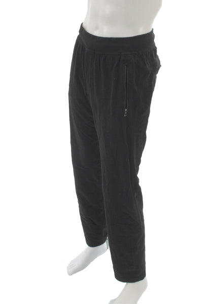 Lululemon Mens Black Jogger Pants Pull On Nylon Athleisure Size L
