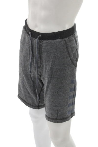 Splendid Mills Mens Sweat Shorts Gray Drawstring Athleisure Size L