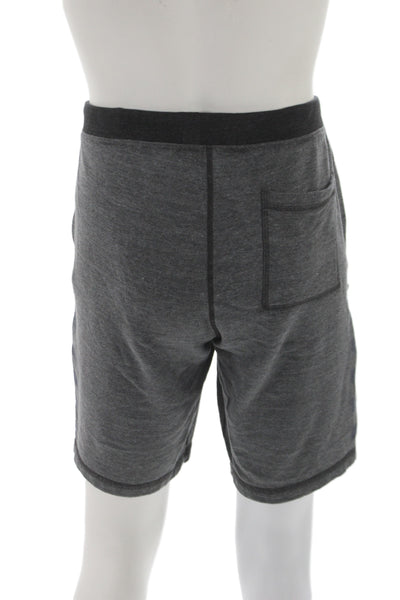 Splendid Mills Mens Sweat Shorts Gray Drawstring Athleisure Size L