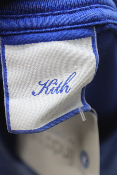 Kith Mens Blue Racing Graphic Basic T-Shirt 100% Cotton Size S