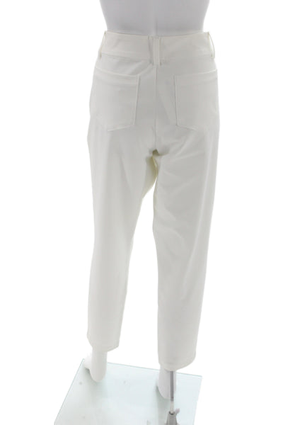Lily Pulitzer Womens White Solid Casual Pants Size 12