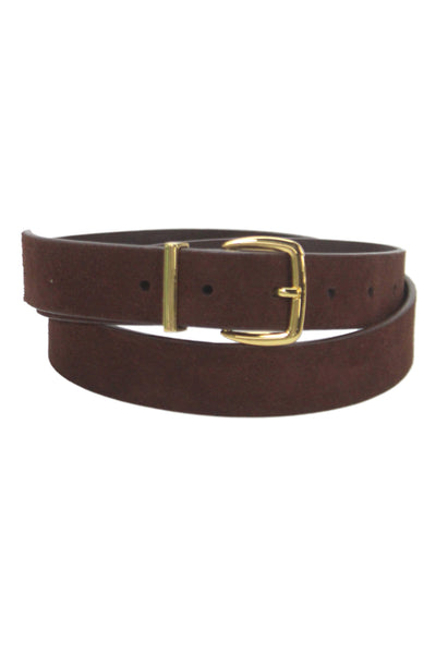 Madewell Womens Leather Suede Belt Brown Size M