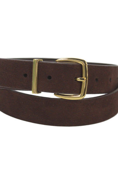 Madewell Womens Leather Suede Belt Brown Size M
