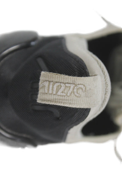 Nike Air Max 270 Womens Leather Running Sneakers Beige Black Pink Size 9.5