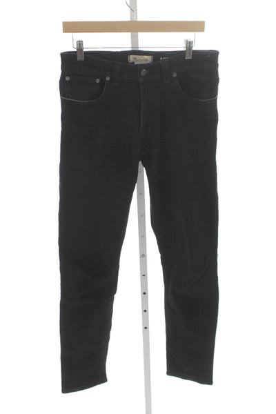 Madewell Mens Straight Black Cotton Jeans Button Fly Size L