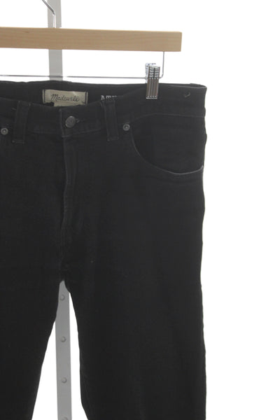 Madewell Mens Straight Black Cotton Jeans Button Fly Size L