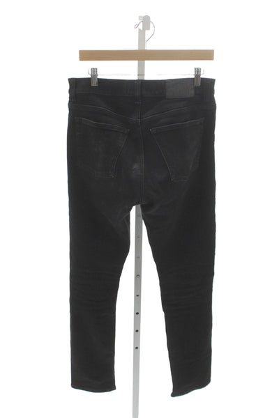 Madewell Mens Straight Black Cotton Jeans Button Fly Size L