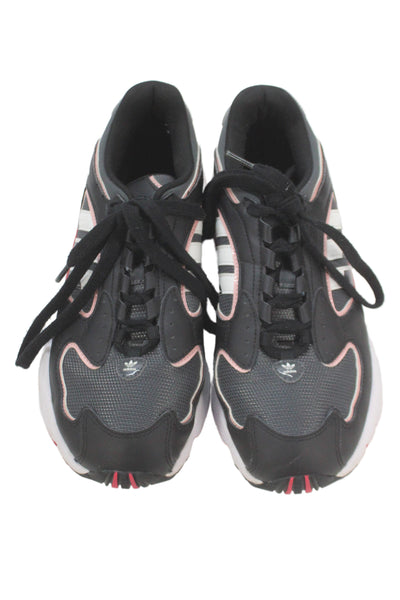 Adidas Originals Falcon 2000 Womens Casual Sneakers Black Pink White Size 9