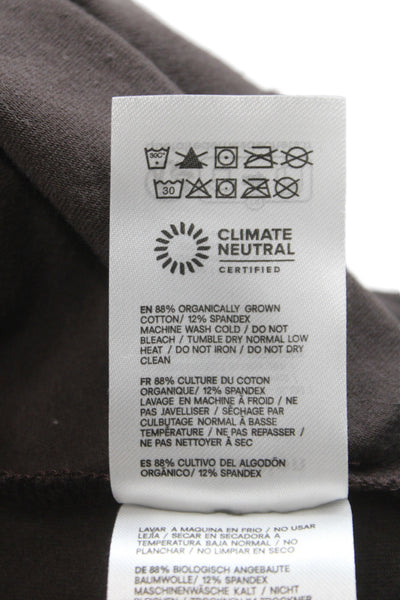 Reformation Women Brown Round Neck Tank Top Size S