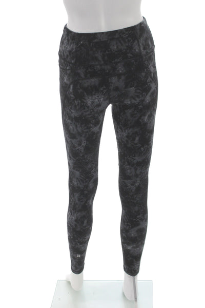 Sweaty Betty Womens Compression Animal Print Leggings Black Size XS