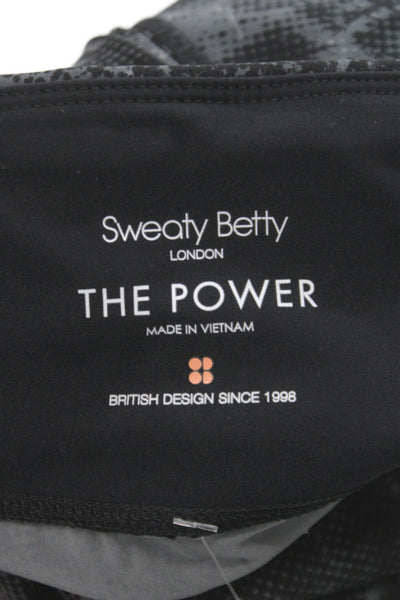 Sweaty Betty Womens Compression Animal Print Leggings Black Size XS