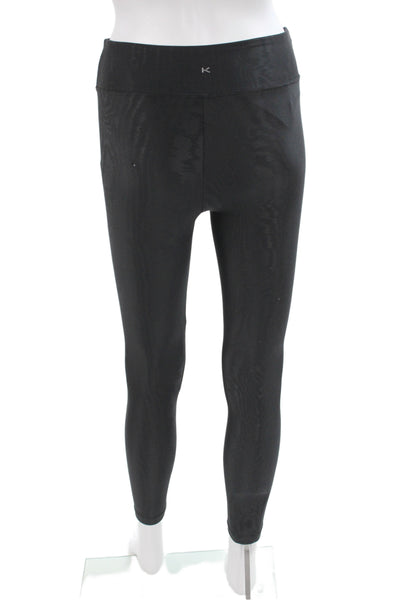 Koral Women Ankle Leggings Black Athleisure 85% Nylon Pull On Size S