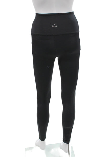 Beyond Yoga Womens Ankle Leggings Black Spandex Athleisure Size XS
