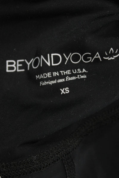 Koral Women Ankle Leggings Black Athleisure 85% Nylon Pull On Size S