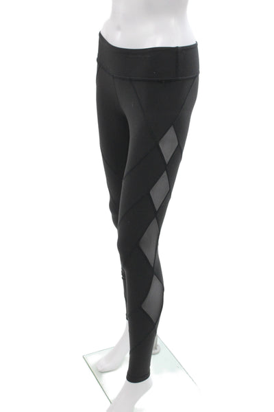 Beyond Yoga Womens Black Ankle Leggings Supplex Geometric Athleisure Size XS