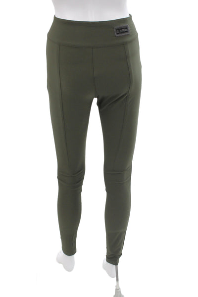 Alp N Rock Womens Ankle Pants Green Nylon Outdoor Button Size XS