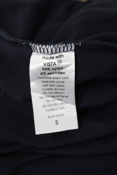 Susana Monaco Womens Jumpsuit Blue V Neck Short Sleeve Summer Size S