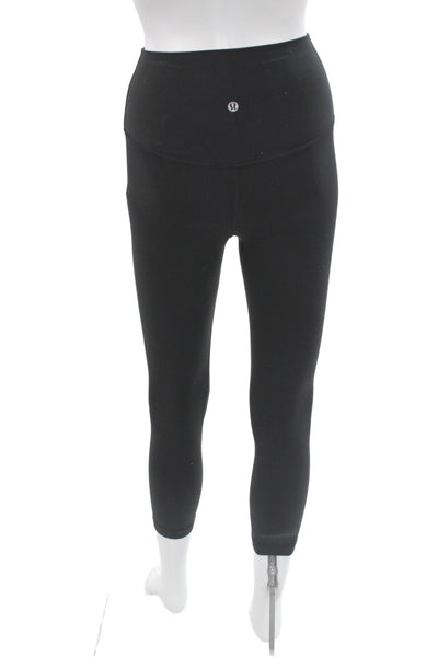 Lululemon Women Ankle Leggings Black Athleisure Size 2