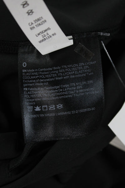 Lululemon Women Ankle Black Leggings Size 0
