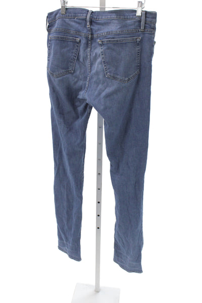Frame Womens Skinny Blue Jeans Cotton Blend Size 32