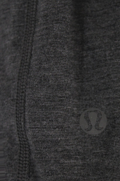 Lululemon Mens Basic Gray Polyester Crew Neck Short Sleeve T-Shirt Size L