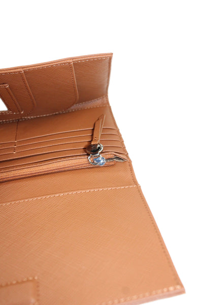 Hobo Womens Leather Essential Wallet Crossbody Shoulder Handbag Brown