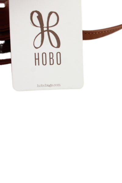 Hobo Womens Leather Essential Wallet Crossbody Shoulder Handbag Brown