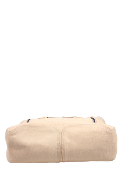 3.1 Phillip Lim Womens Leather Buckle Closure Messenger Handbag Light Pink