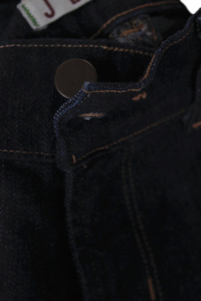 J Brand Women Flared Jeans Blue Mid Rise Cotton Size 27
