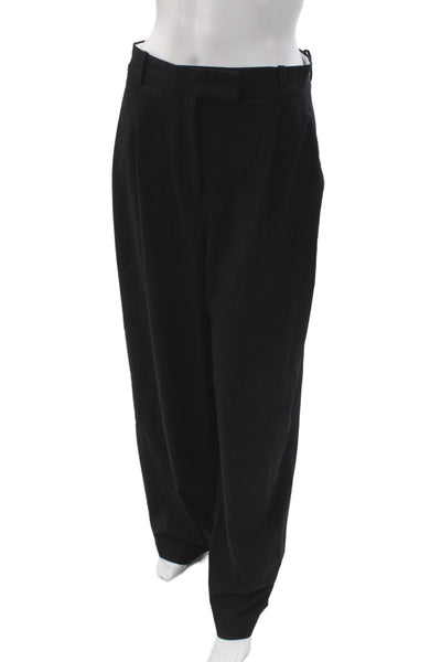 Zara Women Dress Pants Black Button Size M