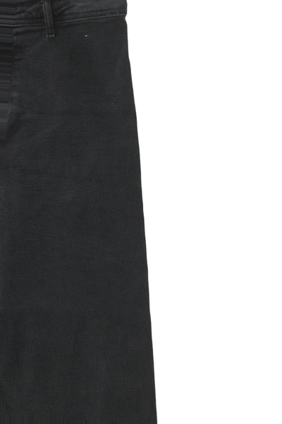 Zara Womens Black Wide Leg Jeans High Rise Cotton Size 6
