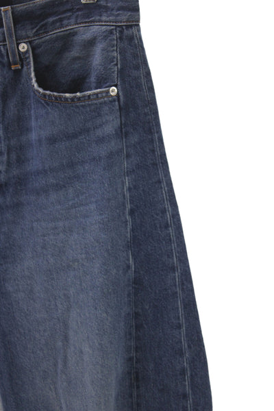 Veronica Beard Womens Wide-Leg Jeans Blue High Rise 100% Cotton Size 28