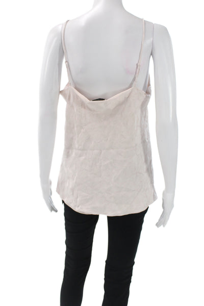 Club Monaco Womens Beige Cowl Neck Camisole 100% Viscose Sleeveless Size L