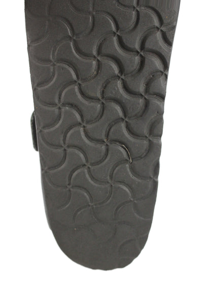 Birkenstock Womens Leather Arizona Slide On Sandals Black Size 39 9