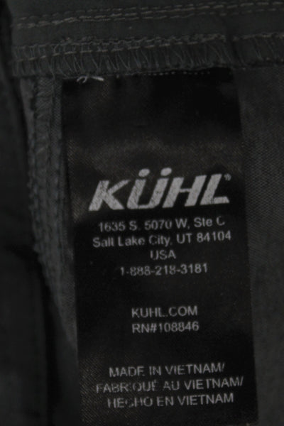 Kuhl Women Gray Capri Pants Button Closure Inseam 23in Size 16