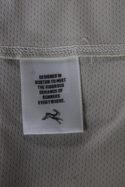 Tracksmith Women Jersey Tank Beige Scoop Neck Sleeveless Size S